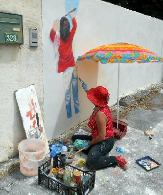 decor peint,artisan d'art,fresque murales,peintre en d&eacute;cors